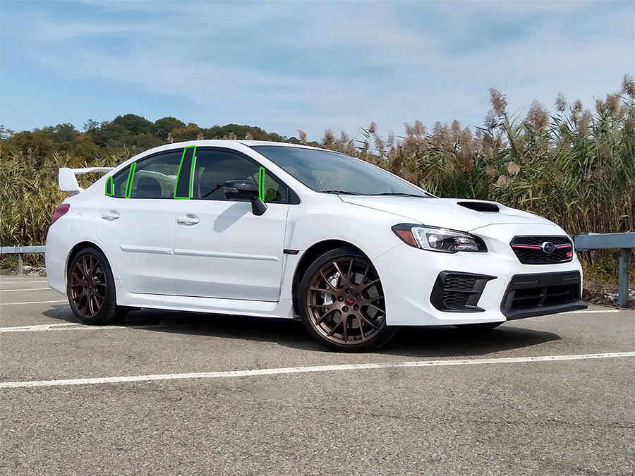 subaru wrx 2015-2021 Pillar Post Trim Installation Location