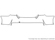 wrx 3M Clear Bra Door Cup Precut PPF Diagram
