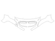 wrx 3M Clear Bra Bumper Precut PPF Diagram