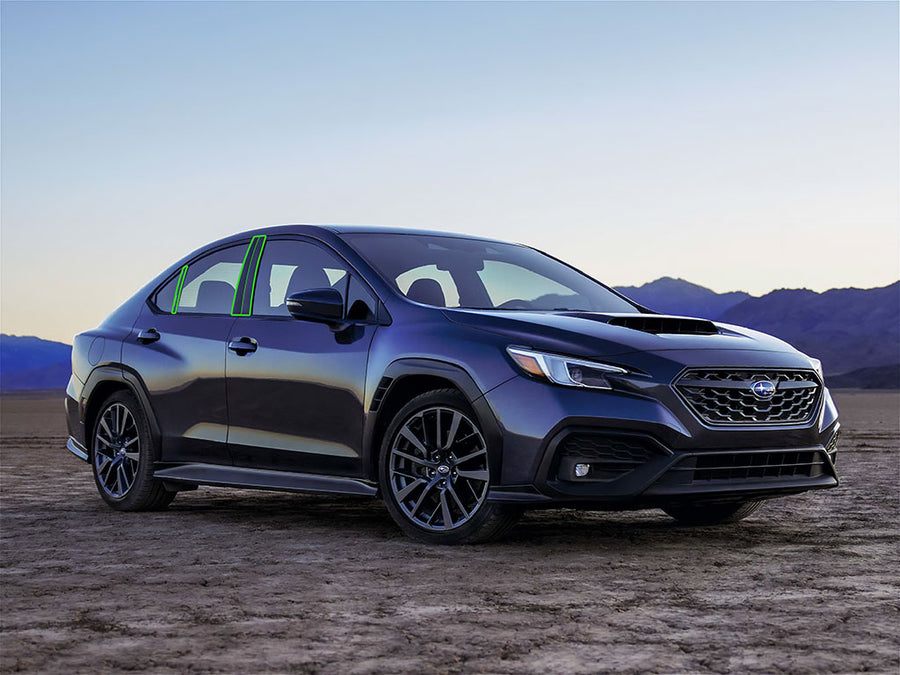 subaru wrx 2022-2024 Pillar Post Trim Installation Location
