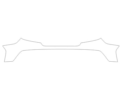 wrx 3M Clear Bra Door Cup Precut PPF Diagram