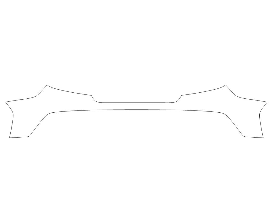 wrx 3M Clear Bra Door Cup Precut PPF Diagram