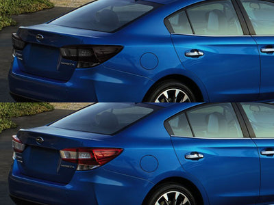 wrx (sedan) Before and After Smoked Taillights