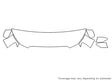 xv crosstrek 3M Clear Bra Hood Precut PPF Diagram