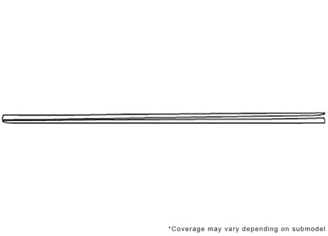 xv crosstrek Avery Dennison Clear Bra Door Cup Precut PPF Diagram