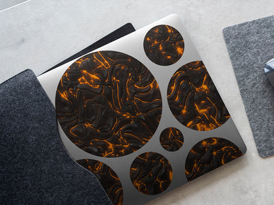 subduction zones lava DIY Laptop Stickers
