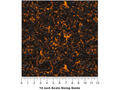 Subduction Zones Lava Vinyl Film Pattern Size 12 inch Scale~Rwraps Subduction Zones Lava Sizing Chart~2