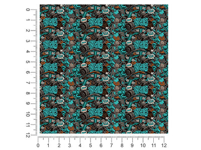subway tunnels graffiti 1ft x 1ft Craft Sheets
