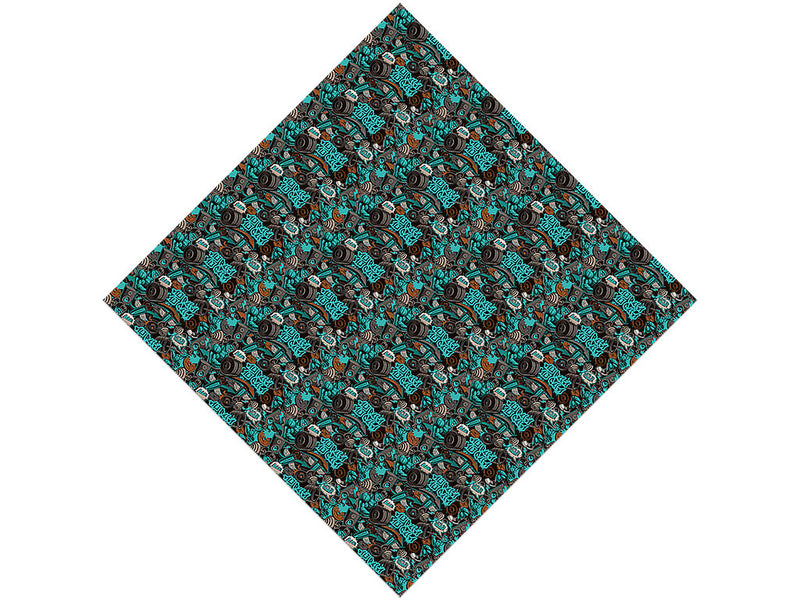 Subway Tunnels Graffiti Vinyl Wrap Pattern