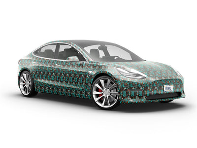 Subway Tunnels Graffiti Vehicle Vinyl Wrap