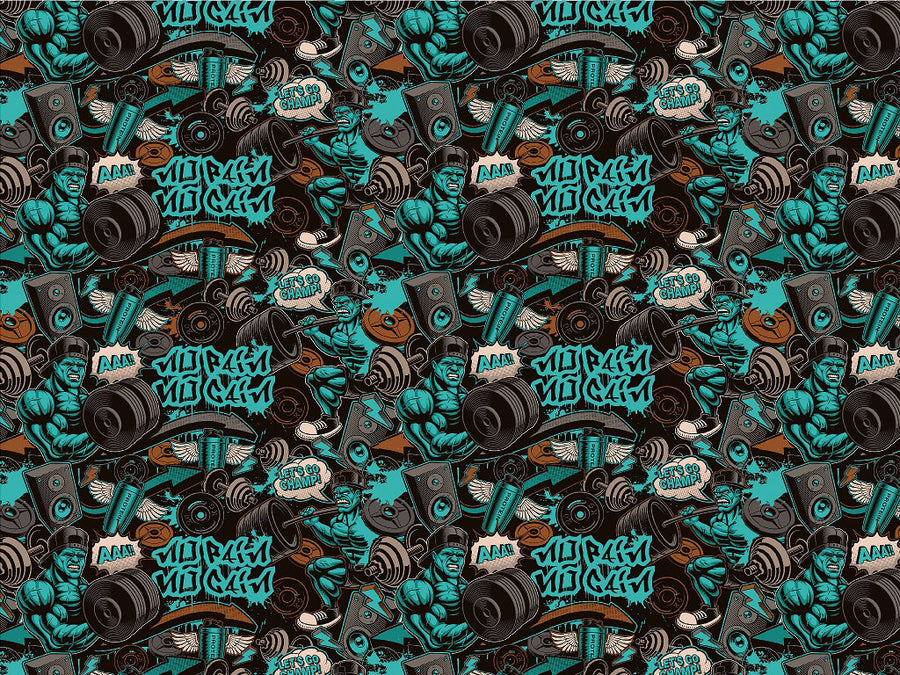 Subway Tunnels Graffiti Vinyl Wrap Pattern~Rwraps Series 914 Digitally Printed Vinyl Wrap~0