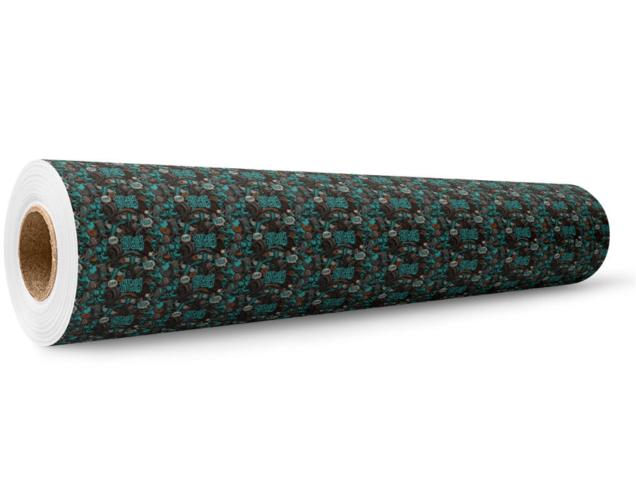 Subway Tunnels Graffiti Wrap Film Wholesale Roll~Rwraps Series 914 Digitally Printed Vinyl Roll~5
