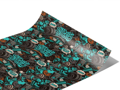 Subway Tunnels Graffiti Vinyl Wraps~Rwraps Series 914 Digitally Printed Vinyl Wrap~0