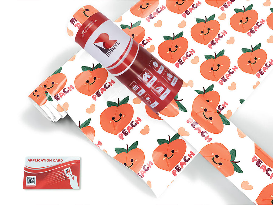 such a peach fruit Craft Vinyl Roll