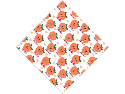 Such a Peach Fruit Vinyl Wrap Pattern
