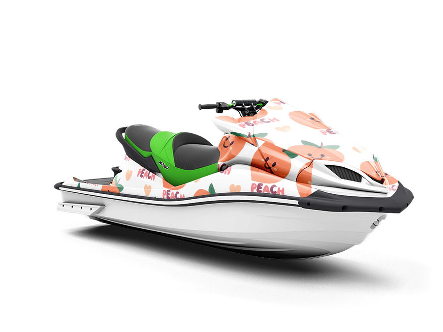 Such a Peach Fruit Jet Ski Vinyl Customized Wrap