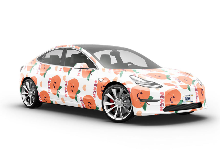 Such a Peach Fruit Vehicle Vinyl Wrap