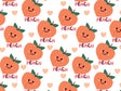 Such a Peach Fruit Vinyl Wrap Pattern~Rwraps Series 914 Digitally Printed Vinyl Wrap~0
