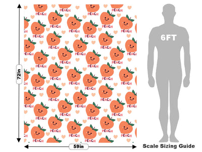 Such a Peach Fruit Vehicle Wrap Scale~Rwraps Series 914 Such a Peach Fruit Measurements~1