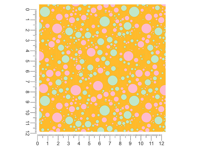sudden sunshine polka dot 1ft x 1ft Craft Sheets