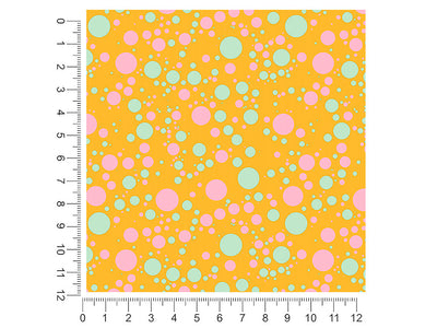 sudden sunshine polka dot 1ft x 1ft Craft Sheets