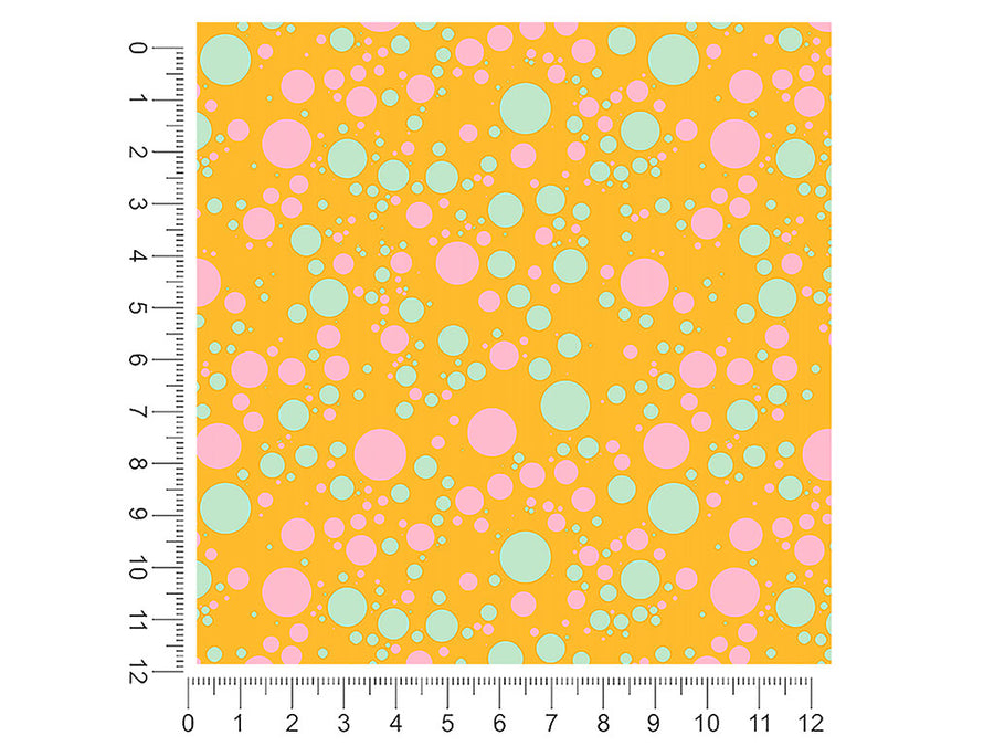 sudden sunshine polka dot 1ft x 1ft Craft Sheets
