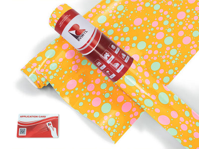 sudden sunshine polka dot Craft Vinyl Roll