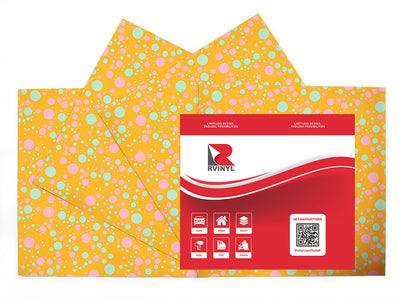 sudden sunshine polka dot Craft Vinyl Sheet Pack