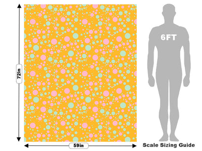 Sudden Sunshine Polka Dot Vehicle Wrap Scale~Rwraps Series 914 Sudden Sunshine Polka Dot Measurements~1