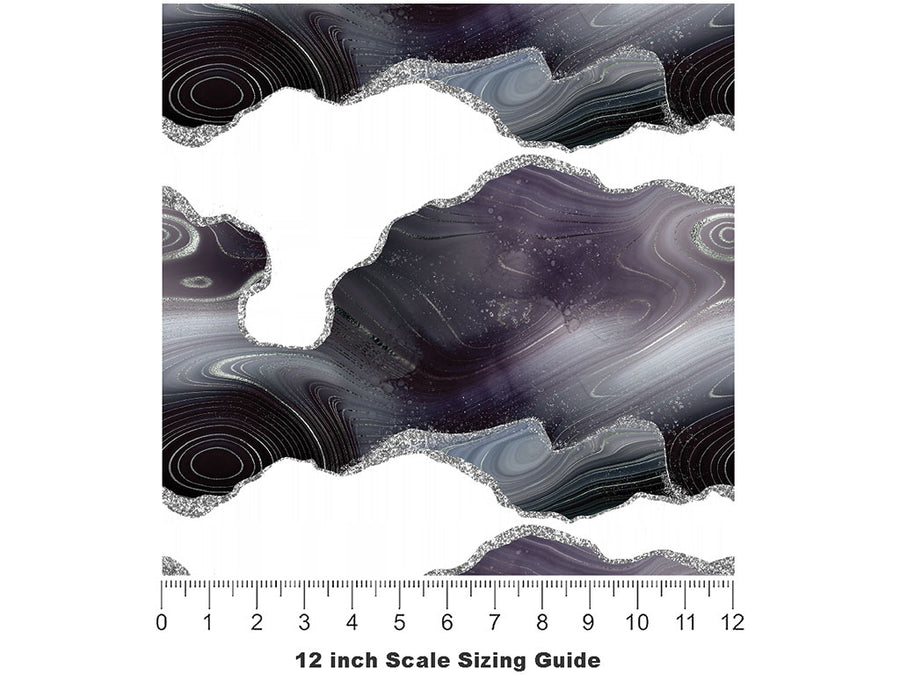 Suevite  Gemstone Vinyl Film Pattern Size 12 inch Scale~Rwraps Suevite  Gemstone Sizing Chart~2