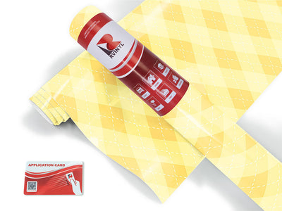 sugar cookie argyle Craft Vinyl Roll