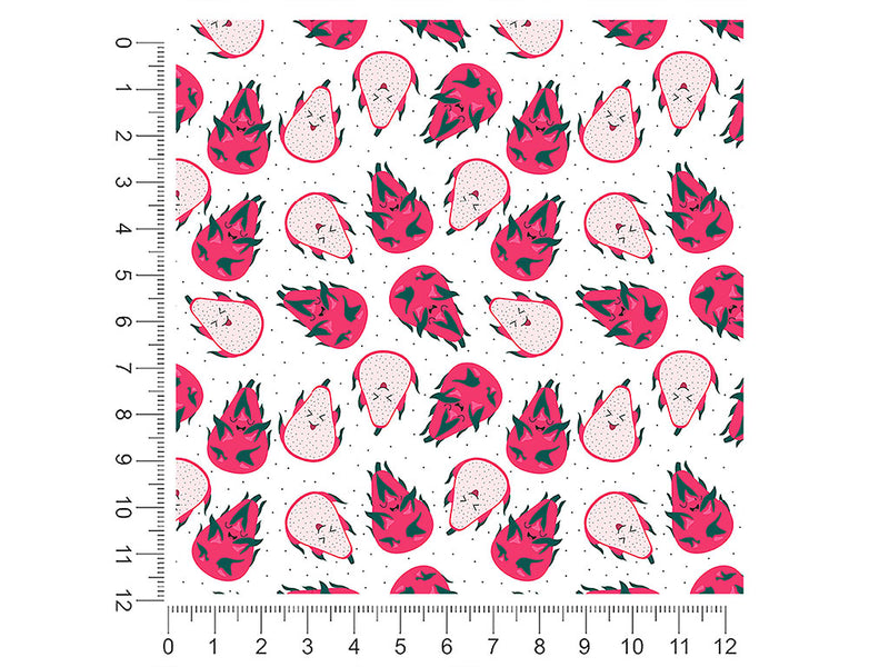 sugar dragons fruit 1ft x 1ft Craft Sheets