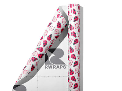 Sugar Dragons Fruit Wrap Film Sheets~Rwraps Series 914 Sugar Dragons Fruit Scrolled Sheet~3