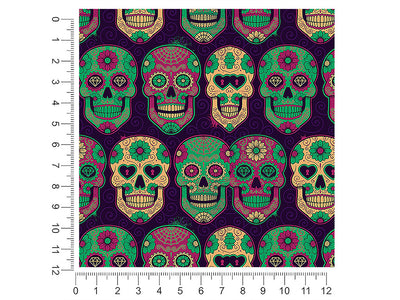 sugar skull skull and bones 1ft x 1ft Craft Sheets