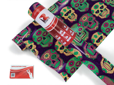 sugar skull skull and bones Craft Vinyl Roll