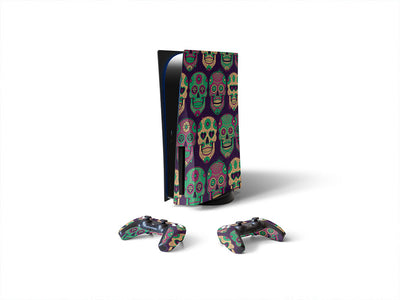 sugar skull skull and bones Sony PS5 DIY Skin