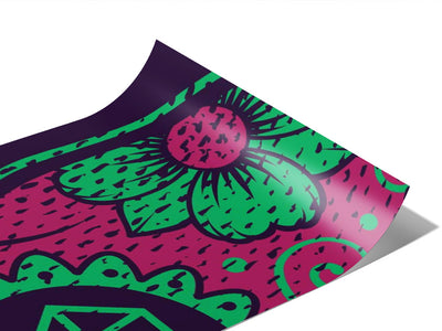 Sugar Skull Halloween Vinyl Wraps~Rwraps Series 914 Digitally Printed Vinyl Wrap~0