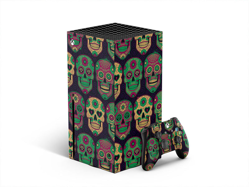 sugar skull skull and bones XBOX DIY Decal