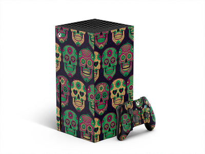 sugar skull skull and bones XBOX DIY Decal