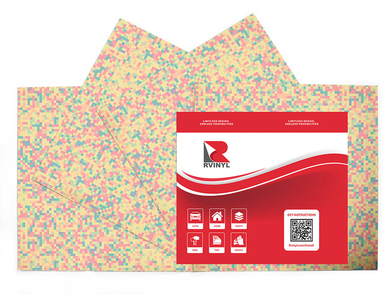 sugary sweets pixel Craft Vinyl Sheet Pack