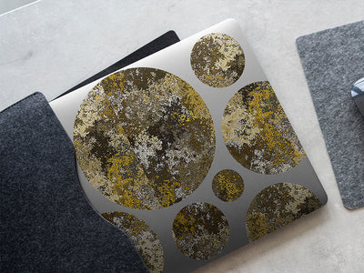 sulfur patina rust DIY Laptop Stickers