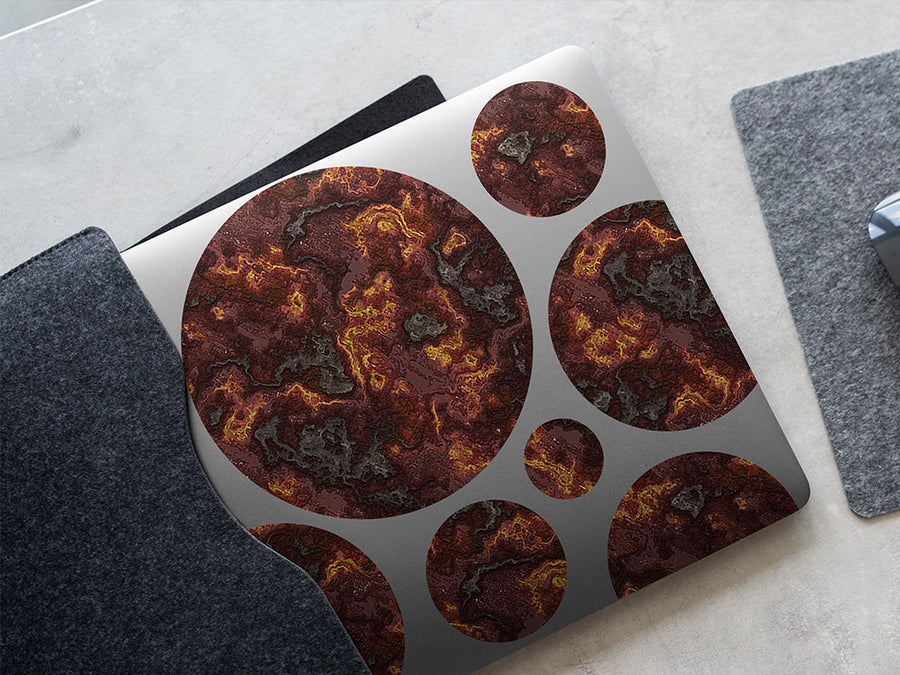 sulfuric plumes lava DIY Laptop Stickers