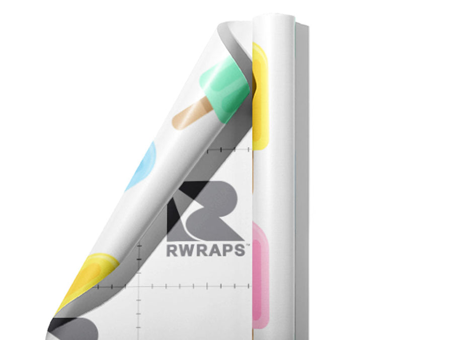 Summer Chill Summertime Wrap Film Sheets~Rwraps Series 914 Summer Chill Summertime Scrolled Sheet~3