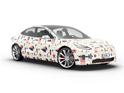 Summer Day Americana Vehicle Vinyl Wrap