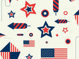 Summer Day Americana Vinyl Wrap Pattern~Rwraps Series 914 Digitally Printed Vinyl Wrap~0