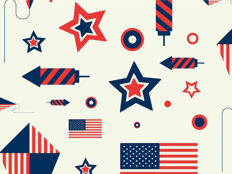 Summer Day Americana Vinyl Wrap Pattern~Rwraps Series 914 Digitally Printed Vinyl Wrap~0
