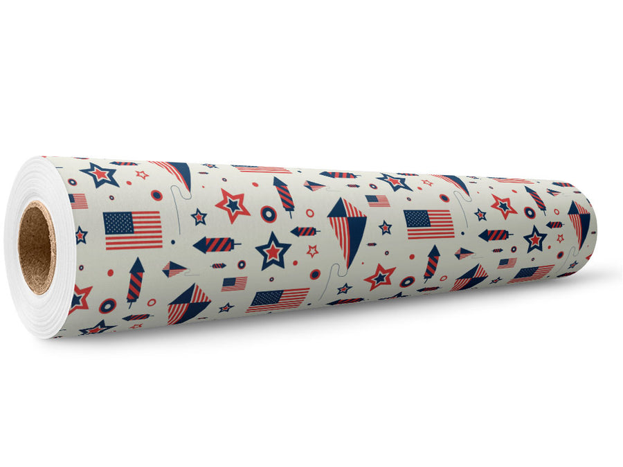 Summer Day Americana Wrap Film Wholesale Roll~Rwraps Series 914 Digitally Printed Vinyl Roll~5