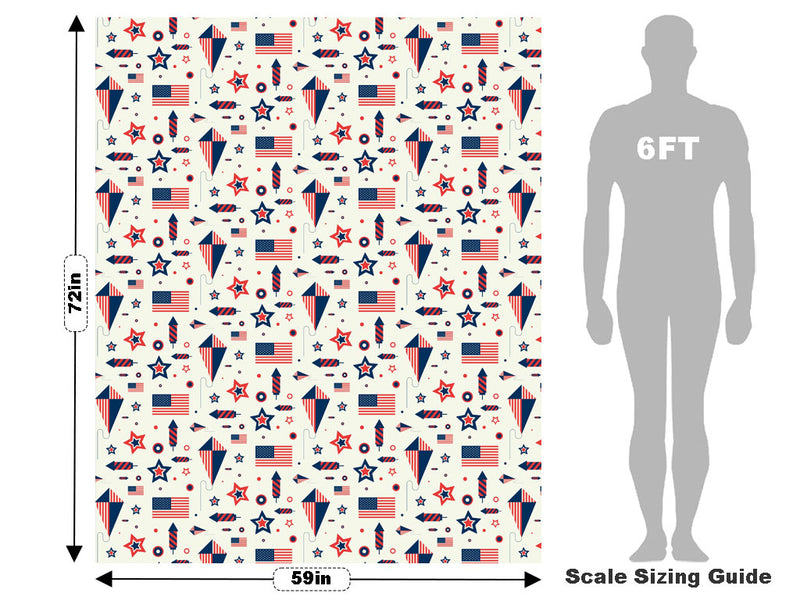 Summer Day Americana Vehicle Wrap Scale~Rwraps Series 914 Summer Day Americana Measurements~2
