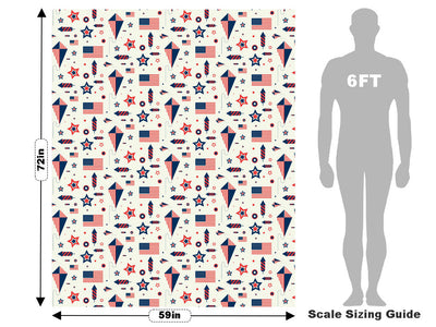 Summer Day Americana Vehicle Wrap Scale~Rwraps Series 914 Summer Day Americana Measurements~2