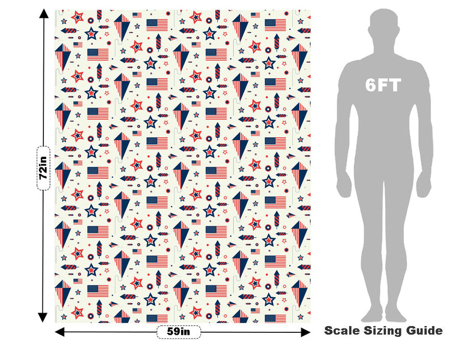 Summer Day Americana Vehicle Wrap Scale~Rwraps Series 914 Summer Day Americana Measurements~2